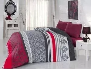 Комплект постельного белья Cotton Life 1,5 сп Armada красный (6147)