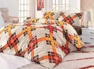 Комплект постельного белья Cotton Life 1,5 сп Smart коричневый (6163)