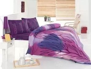 Комплект постельного белья Cotton Life 1,5 сп Enigma лиловый (6319)