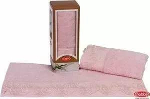 Полотенце Hobby home collection Almeda 50x90 см пудра (1501000375)