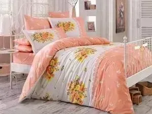 Комплект постельного белья Hobby home collection 2-х сп, поплин, Alvis, персиковый (1501000899)