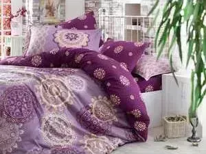 Комплект постельного белья Hobby home collection Семейный, сатин, Ottoman, фиолетовый (1501001000)
