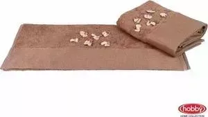Полотенце Hobby home collection Beyra 50x90 см коричневый (1501001019)