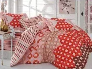 Комплект постельного белья Hobby home collection 2-х сп, поплин, Marsella, красный (1607000063)