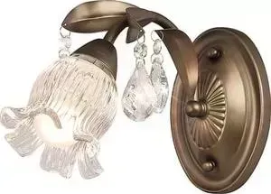 Бра Silver Light серия Semiramida, цвет бронза 1XE14X60W 517.43.1