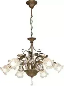 Потолочная люстра Silver Light серия Semiramida, цвет бронза 6XE14X60W 517.53.6