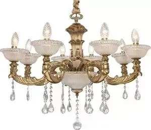 Потолочная люстра Silver Light серия Demetra, цвет золото 8XE14X60W 729.53.8