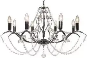 Подвесная люстра Silver Light серия Antoinette, черный жемчуг 8XE14X60W 726.59.8