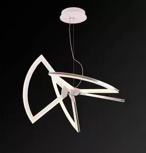 Подвесной светодиодный светильник IDLamp 398/80- Whitechrome