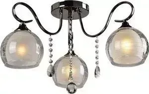 Потолочная люстра IDLamp 877/3PF-Darkchrome