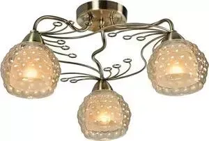 Потолочная люстра IDLamp 286/3PF-Oldbronze