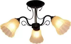 Потолочная люстра IDLamp 872/3PF-Argentoscuro