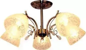 Потолочная люстра IDLamp 852/5PF-Oldbronze