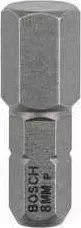 Бит BOSCH HEX8 х25мм 3шт Extra Hart (2.607.001.730)