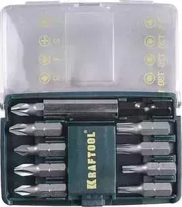 Набор бит KRAFTOOL 10шт в -боксе Mini-2 (26130-H10)
