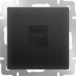 Розетка Ethernet RJ-45 Werkel черный матовый WL08-RJ-45