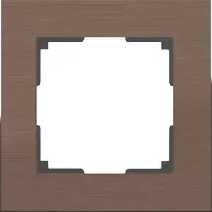Рамка Werkel Aluminium алюминий коричневый WL11-Frame-01
