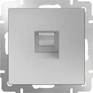Розетка Ethernet RJ-45 Werkel серебряный WL06-RJ-45