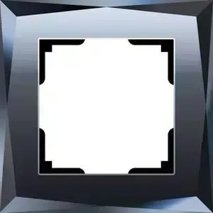 Рамка Werkel Diamant черный WL08-Frame-01