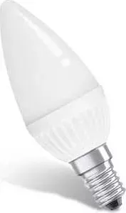 Лампа Estares Светодиодная LC-C37-6-NW-220-E14 Универсальная белая матовая