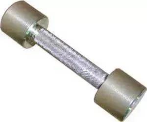 Гантель MB Barbell неразборная "Фитнесс" 7,0 кг (хром)