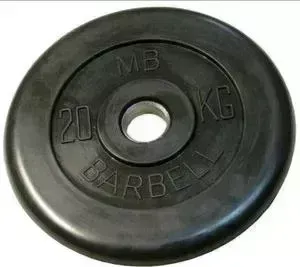 Диск обрезиненный Barbell 26 мм 20 кг