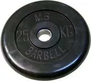 Диск обрезиненный Barbell 31 мм 25 кг
