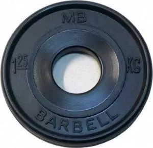 Диск обрезиненный Barbell 1,25кг евро-классик