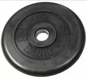 Диск обрезиненный Barbell 31 мм 20 кг