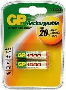 Аккумулятор GP R3, AAA, 1000 mAh, (2шт)