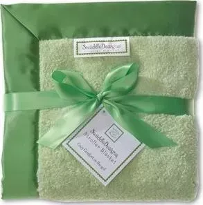 Плед SwaddleDesigns детский в коляску Stroller Blanket KW w/Lt PG Satin (SD-408PG)