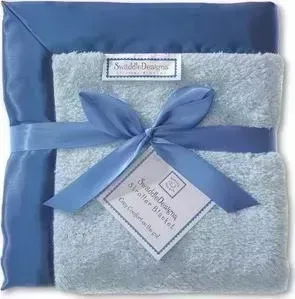 Плед SwaddleDesigns Детский в коляску в коляску Stroller Blanket PBw/TBSatin(SD-408TB)