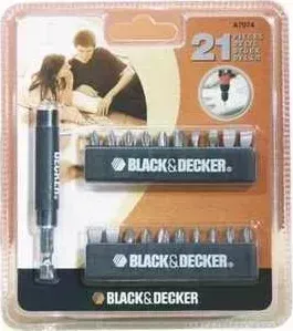 Набор бит BLACK&DECKER 21шт (A 7074)