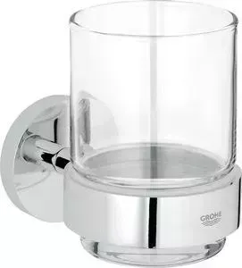 Стакан Grohe Essentials с держателем, цвет хром (40447001)