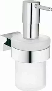 Дозатор Grohe для жидкого мыла Essentials Cube с держателем (40756001)