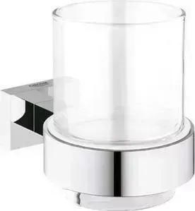 Стакан Grohe Essentials Cube с держателем (40755001)