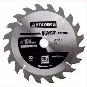Диск пильный STAYER 250х32мм 24зуба Fast-Line (3680-250-32-24)