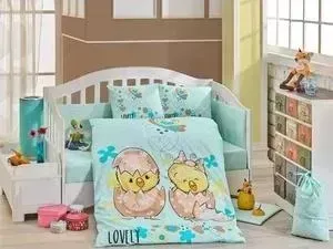Комплект детского постельного белья Hobby home collection с одеялом поплин LOVELY, персиковый, 100&#037; Хлопок