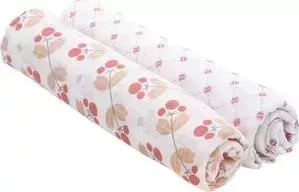 Муслиновые пеленки Bebe Au Lait 2 шт. Dewberry/Lattice