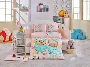 Комплект детского постельного белья Hobby home collection поплин LOVELY, персиковый, 100&#037; Хлопок