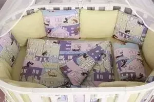 Комплект в кроватку AmaroBaby в Premium 19 предметов (7+12 бортиков) СОННОЕ ЦАРСТВО (фиолетовый, бязь)