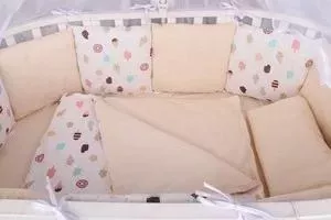 Комплект в кроватку AmaroBaby в WB 3 предмета BABY BOOM (Эскимо, белый)