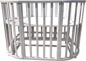 Кроватка детская JAKOMO трансформер Teo (сер) 9в1 маятник GL000996120