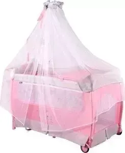 Манеж Lorelli Sleep&N&Dream rocker Серо-розовый Pink Ballet 1933