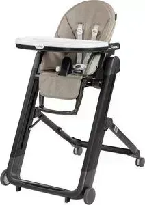 Стул для кормления PEG-PEREGO SIESTA FOLLOW ME GINGER GREY, (беж/эко-кожа)