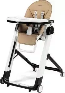 Стул для кормления PEG-PEREGO SIESTA FOLLOW ME NOCE (беж/эко-кожа) GL000885211
