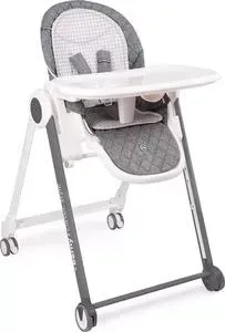 Стул для кормления HAPPY BABY BERNY BASIC NEW DARK GREY