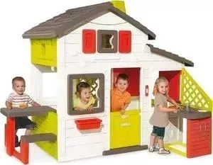 Домик для друзей с кухней и звонком SMOBY 217х155х172см, 1/1