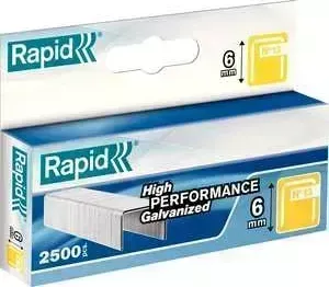 Скобы для степлера RAPID 6мм тип 13 2500шт Fineline (11830725)