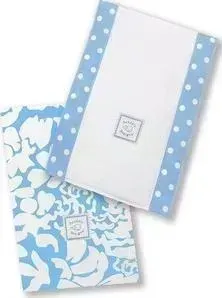 Полотенчики SwaddleDesigns Baby Burpie Set Blue Lush (SD-455B)